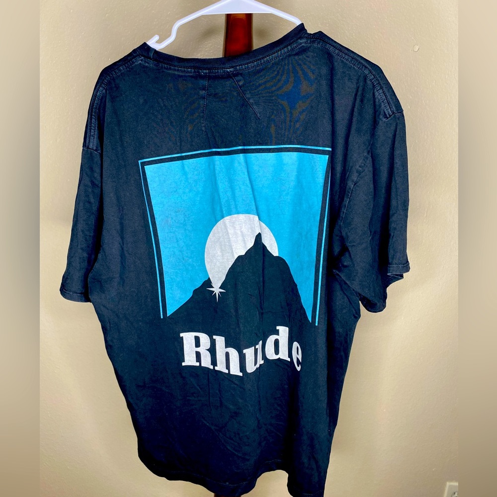 Rhude black T-shirt size small